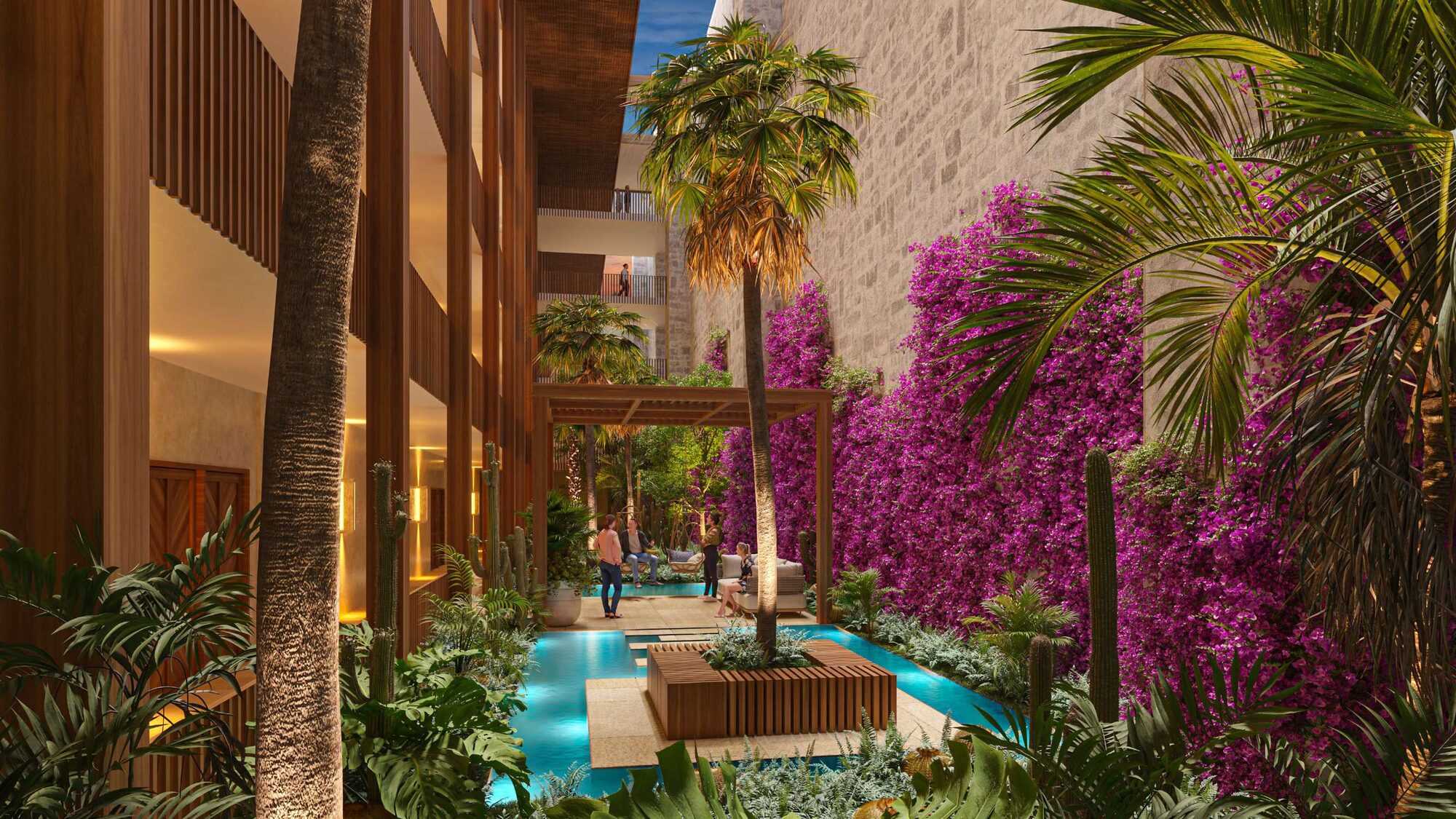 Patio central tequila bar